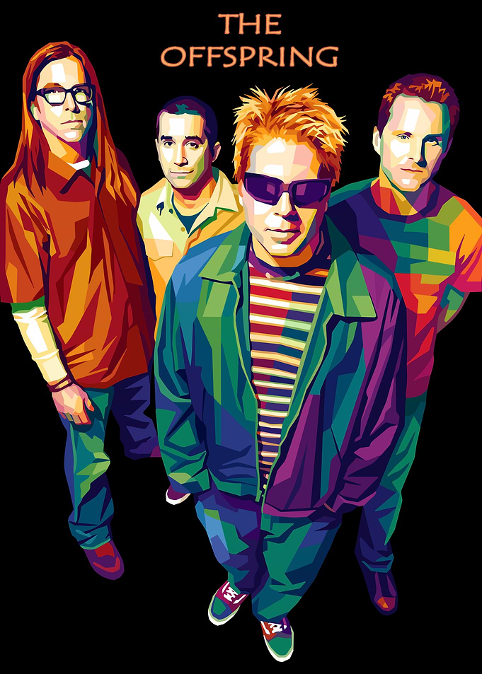 The Offspring Band Pop Art