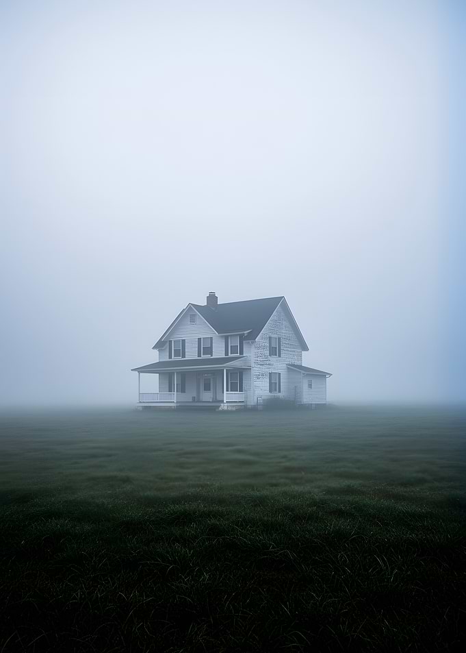 Abandoned House in Fog