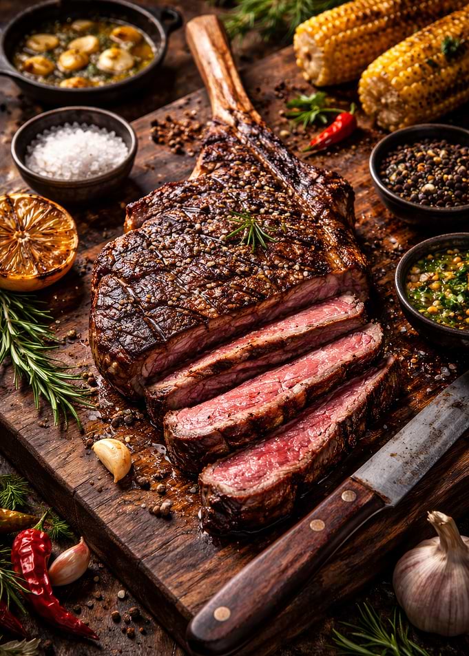 Tomahawk Steak Dinner
