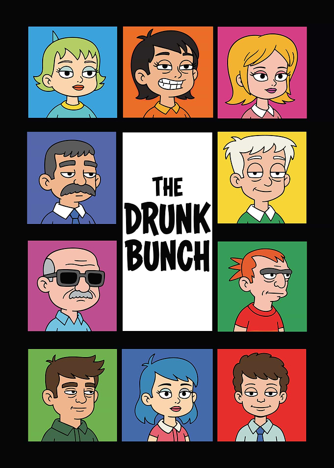 The Drunk Bunch Cartoon Characters