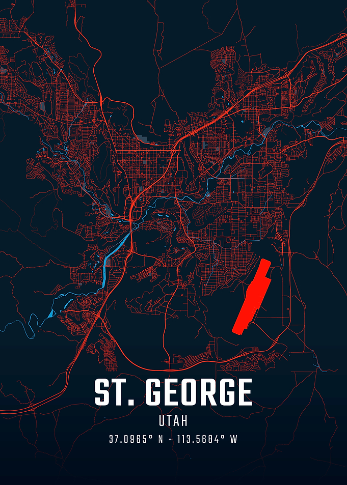 St. George Utah City Map