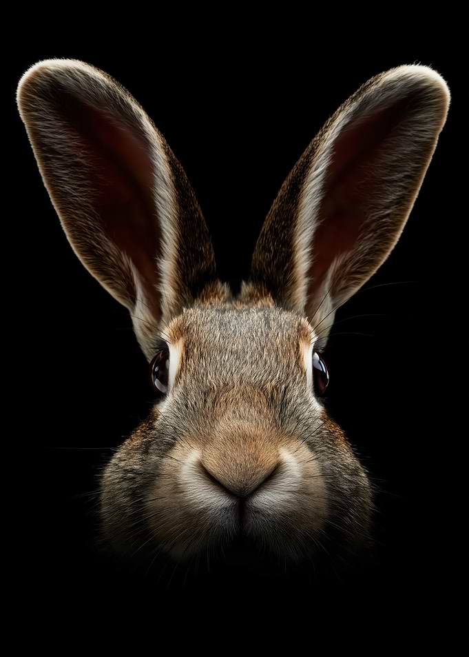 Close-up of a Rabbit's Face
