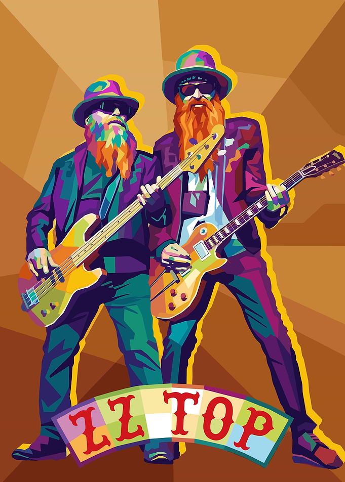 ZZ Top Pop Art