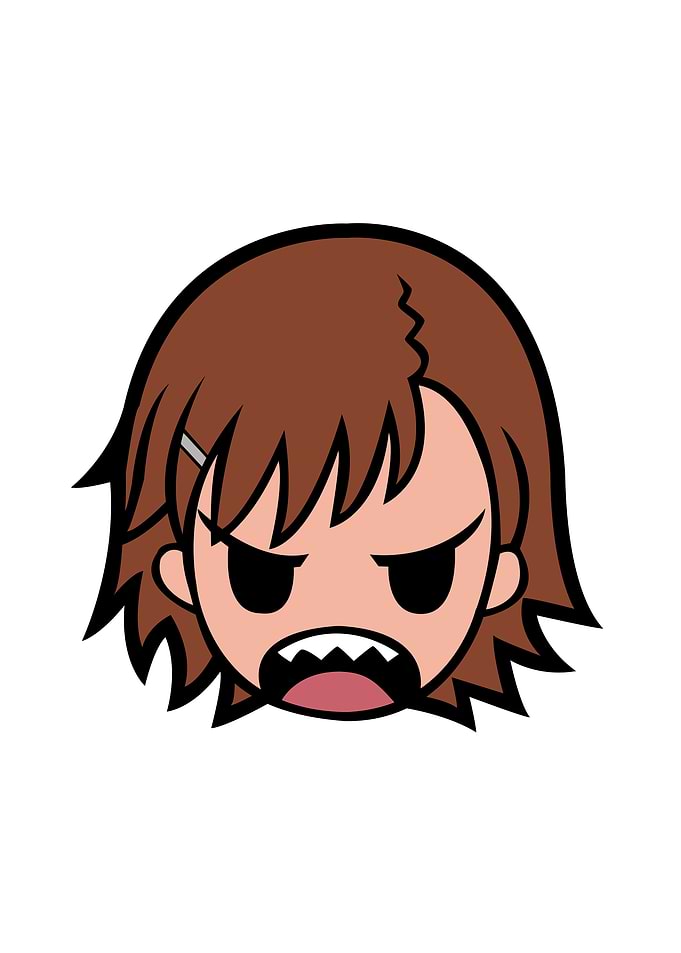 Angry Anime Girl Icon