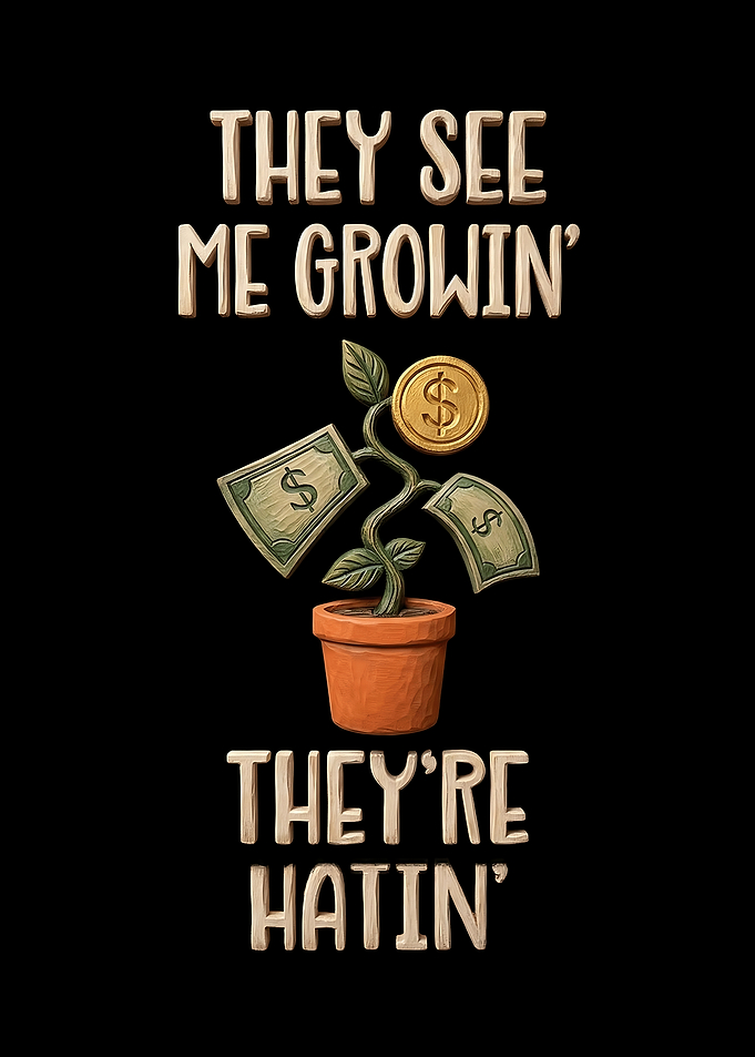 Money Growing in Pot