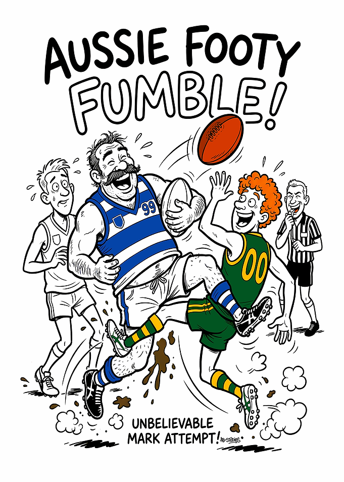 Aussie Rules Football Fumble
