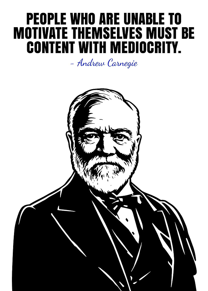 Andrew Carnegie motivational quote