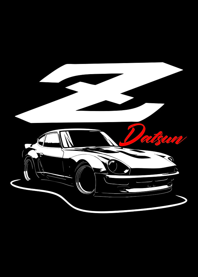 Datsun Z Car Graphic