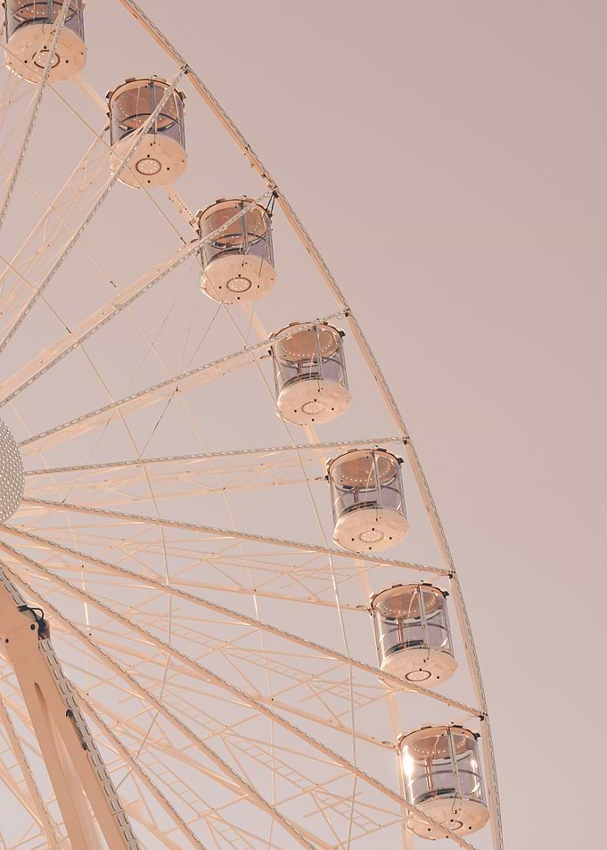 Ferris Wheel At Sunset