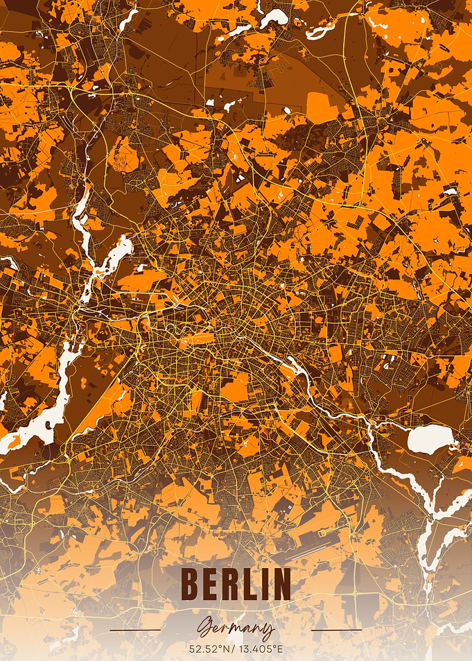 Berlin Map Art
