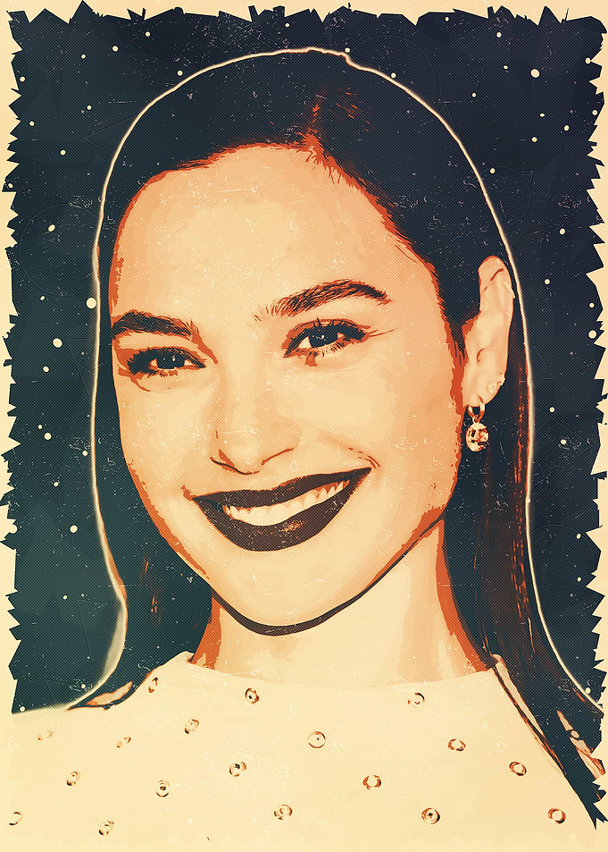 Gal Gadot Pop Art Portrait