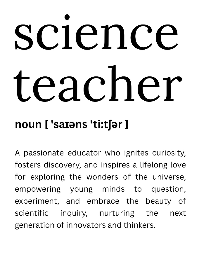 Science Teacher Definition