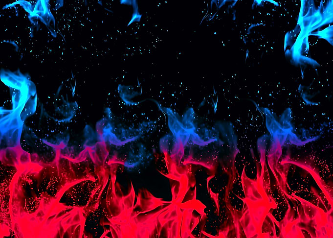 Abstract Fire and Sparks