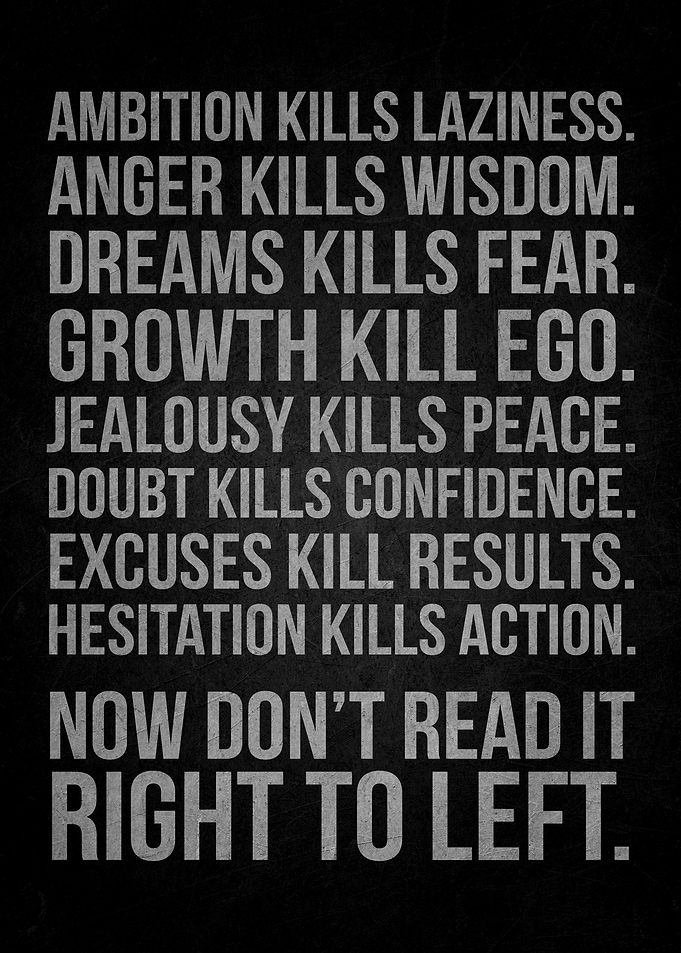 Inspirational Text Art
