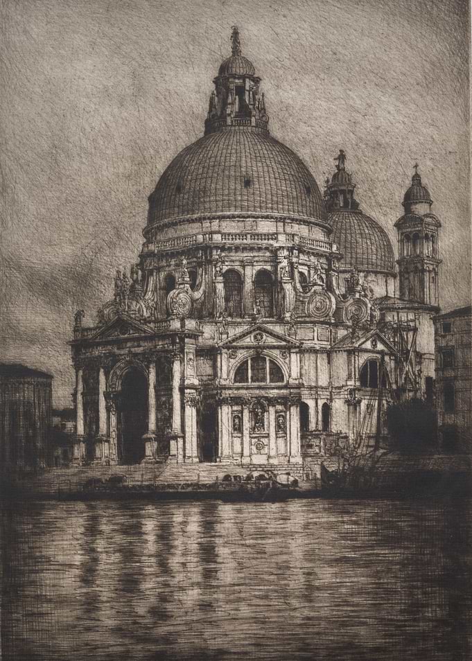 Venetian Basilica by Water