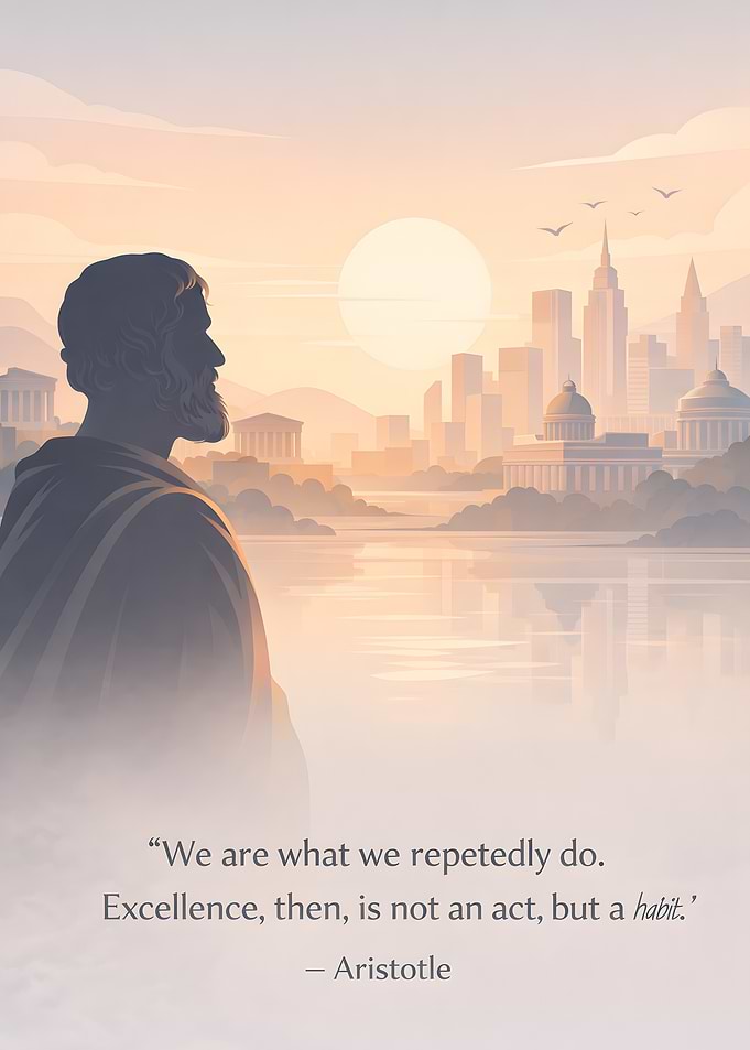 Aristotle's wisdom on excellence