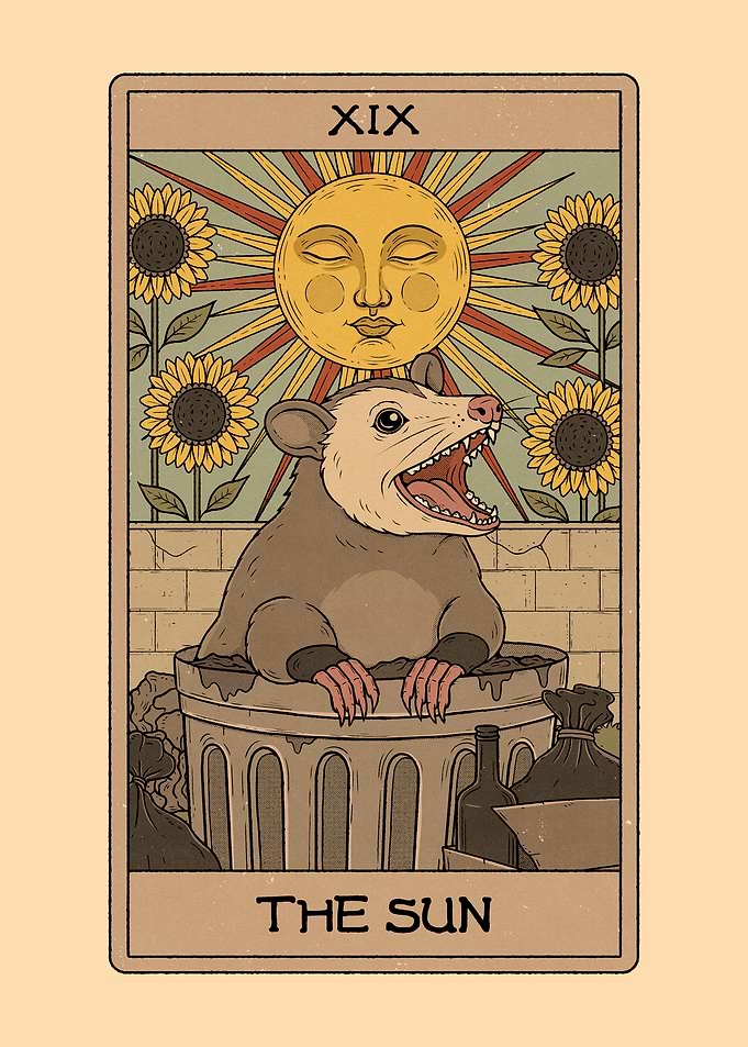 The Sun - Possum Tarot