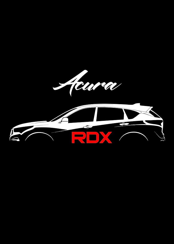 Acura RDX Car Silhouette