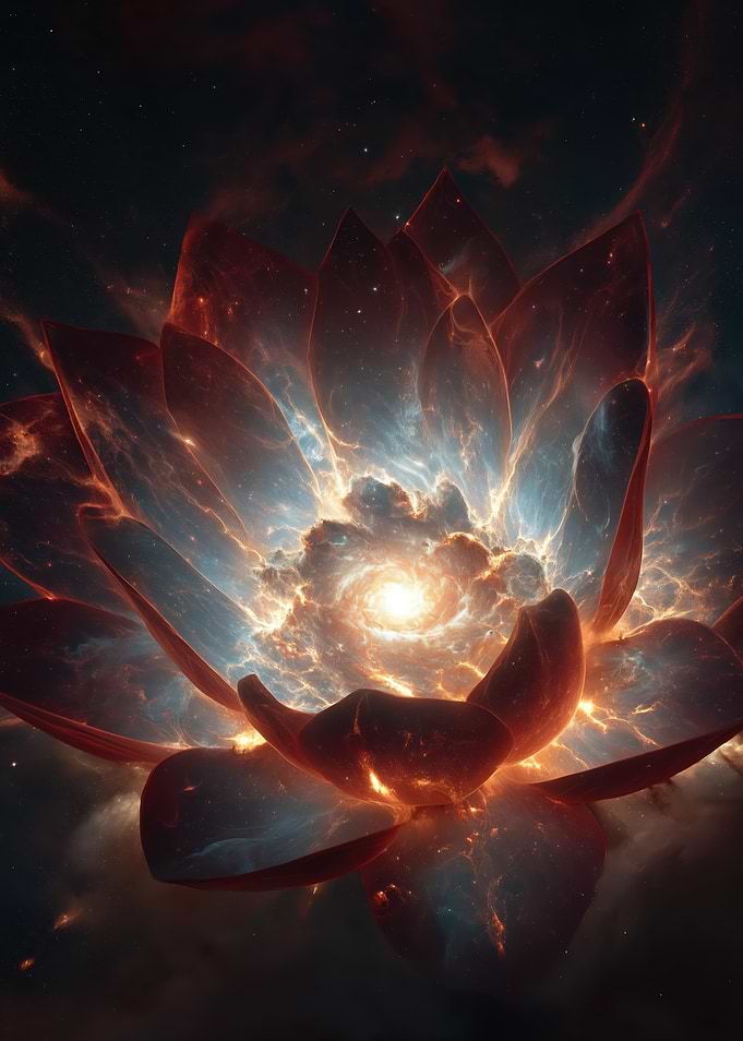 Cosmic Lotus Flower