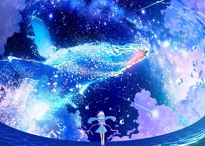 Whale in a Starry Sky
