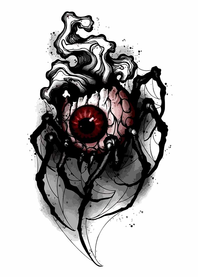 Spider Eye with Smoke