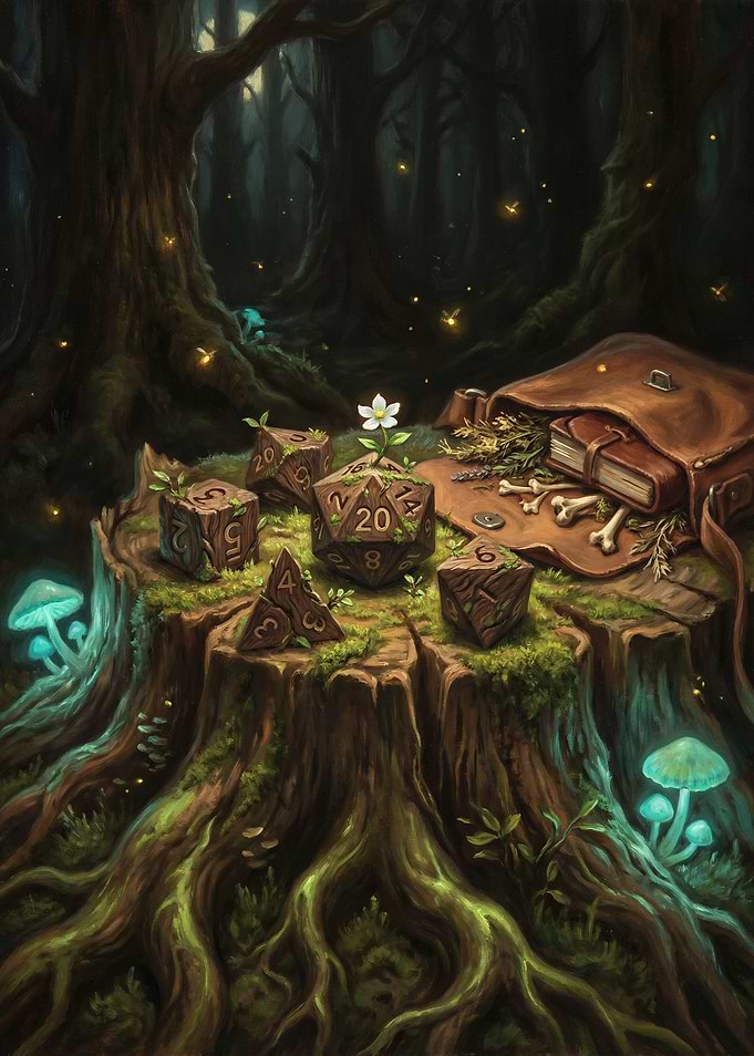 Enchanted Forest Dice Set