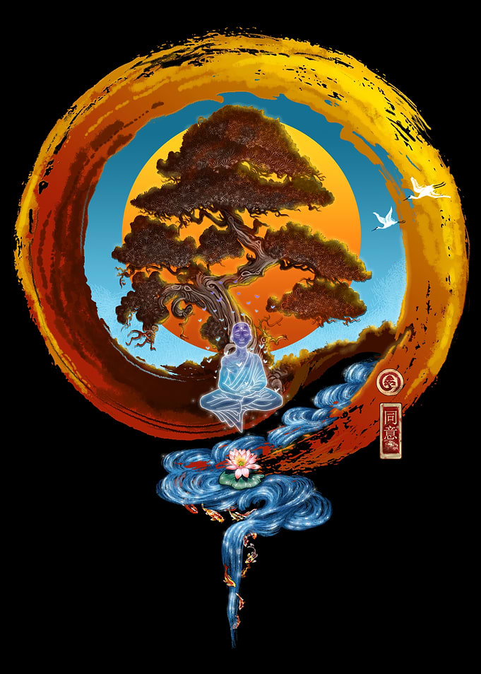 flowing monk