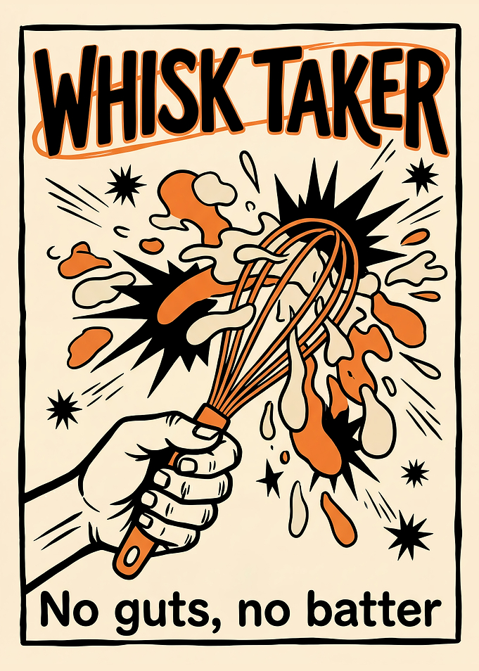 Whisk Taker No Guts No Batter