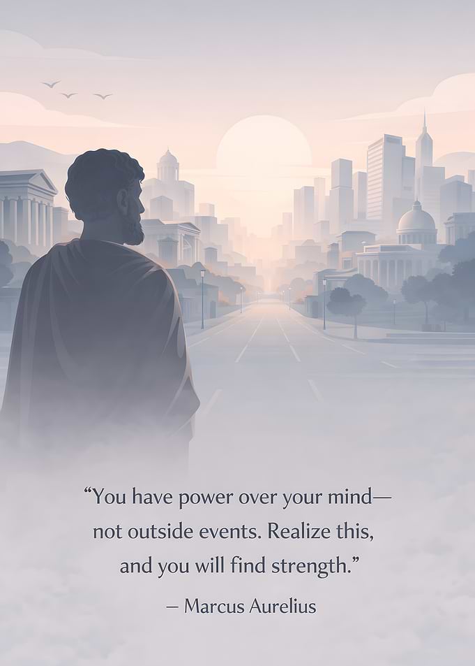 Marcus Aurelius quote about inner strength