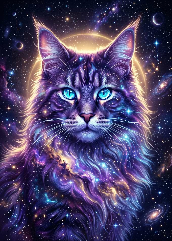 Cosmic Cat Portrait