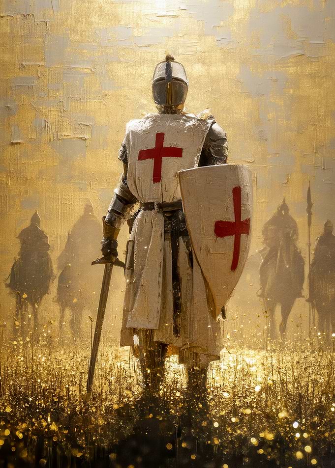Knight in Golden Field