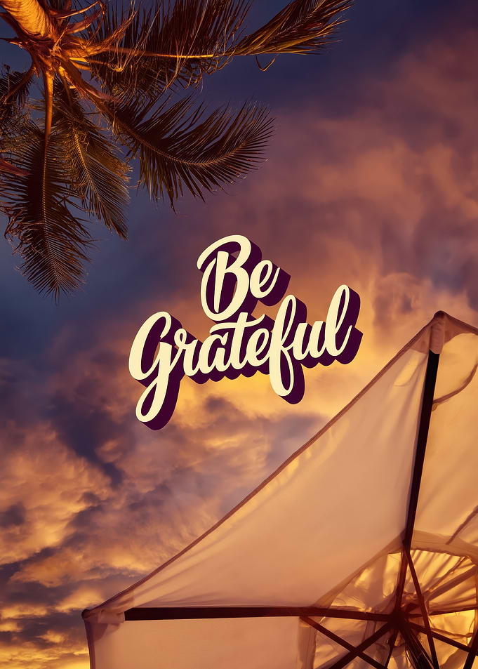 Be Grateful Sunset
