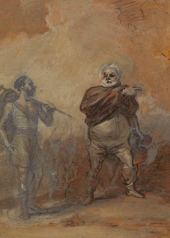 Two Men in a Sketch