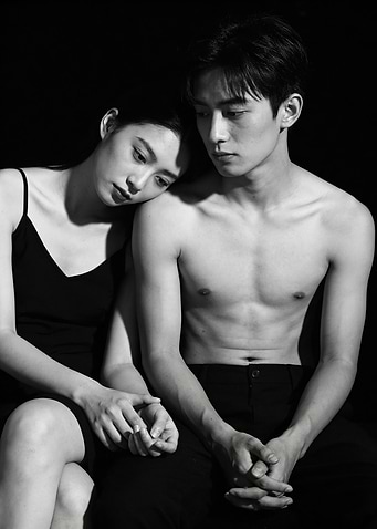 Couple in Black and White