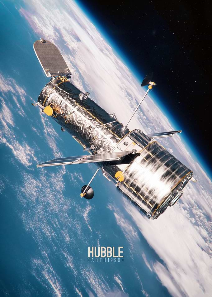Hubble - Earth 1990