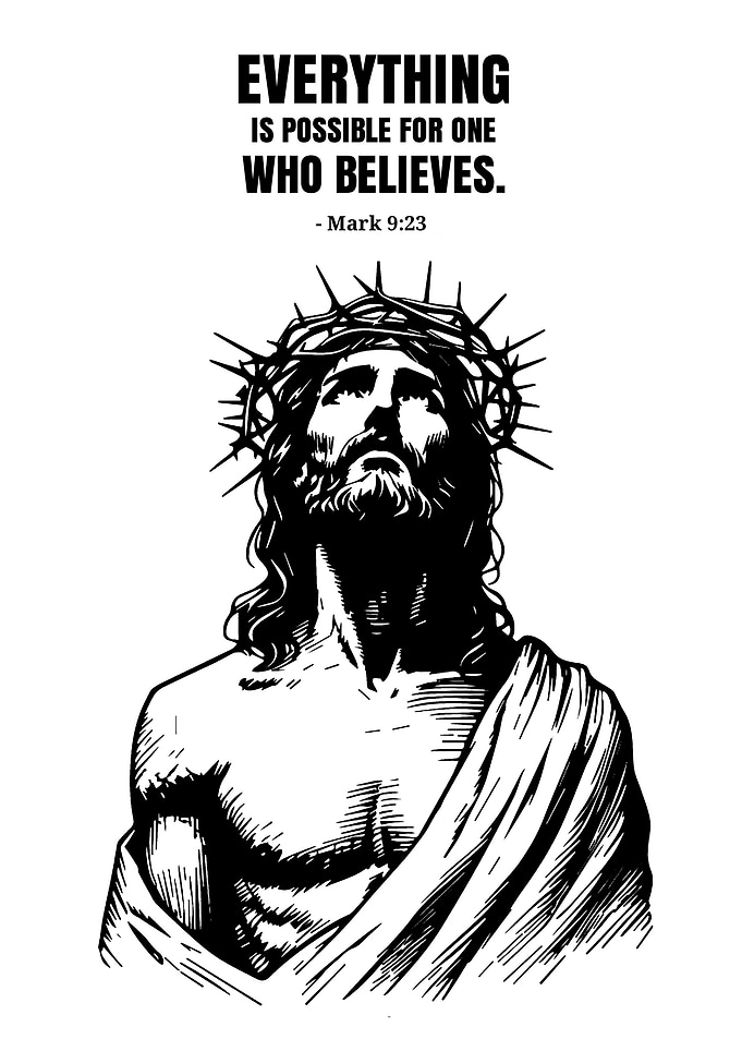 Jesus Christ with Crown of Thorns