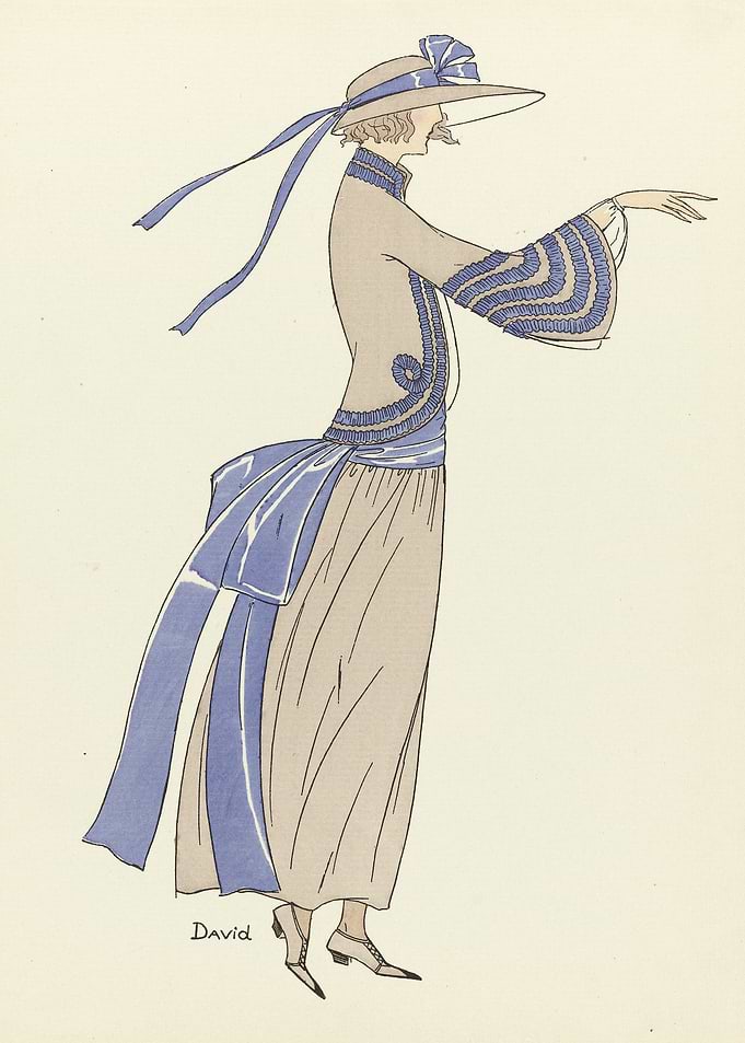 Art Deco Fashion Illustration