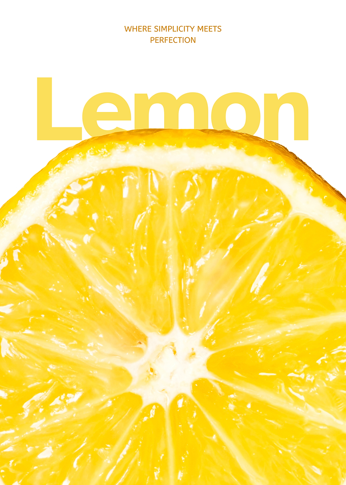 Lemon – Where Simplicity Meets Zesty Perfection
