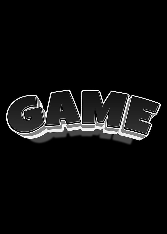 GAME 3D Text Art