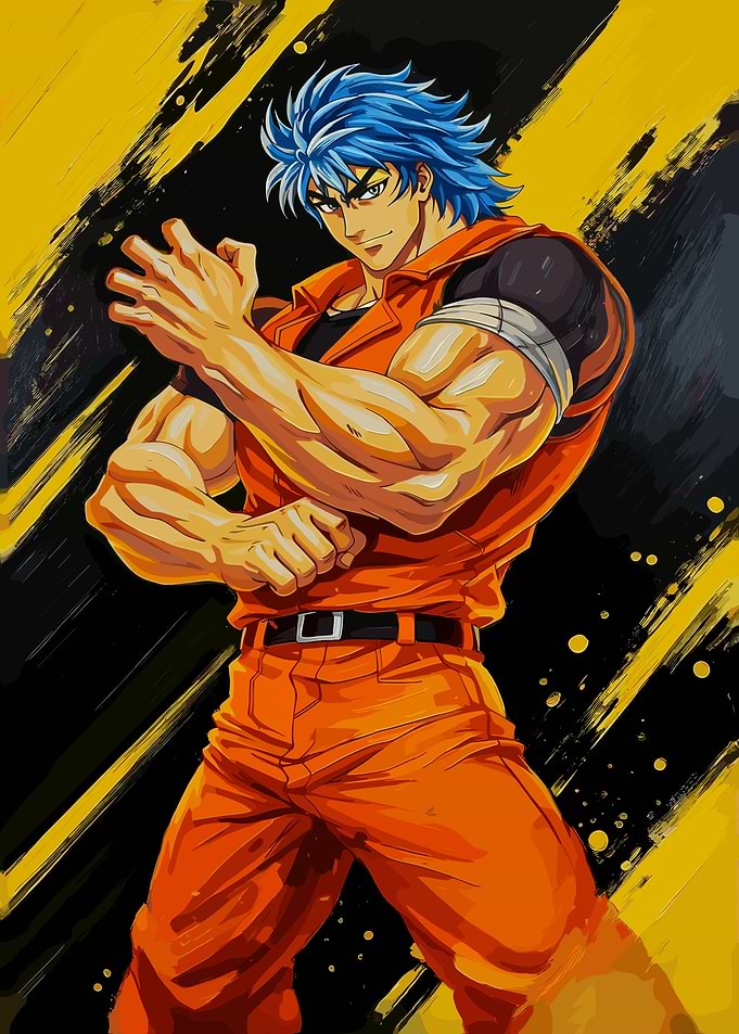 TorikoAnime character in orange jumpsuit