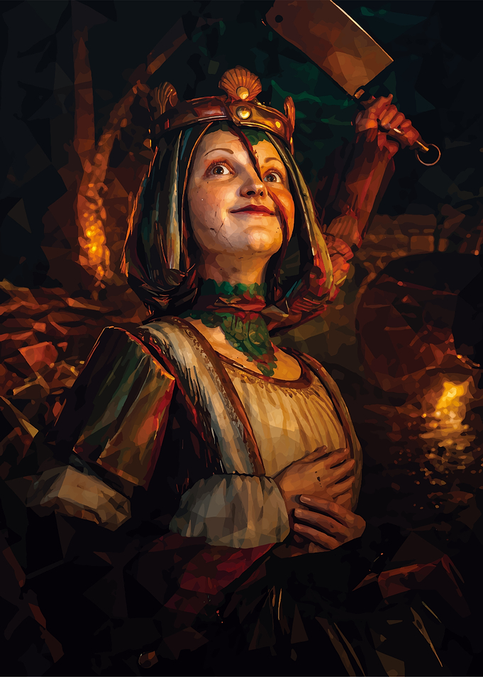 Bloody Queen with Cleaver