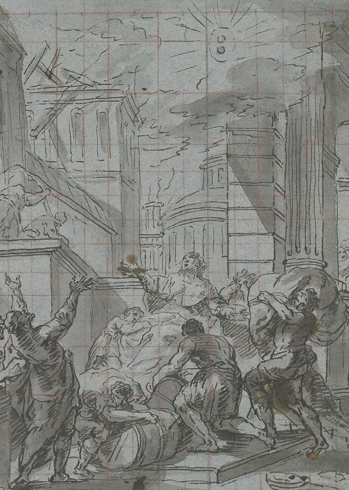 Allegorical Scene with Figures and Architecture