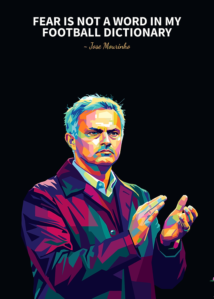 Jose Mourinho Pop Art