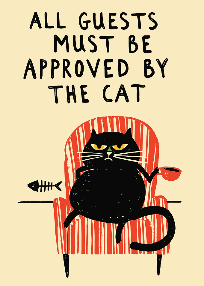 Cat Approved Sign