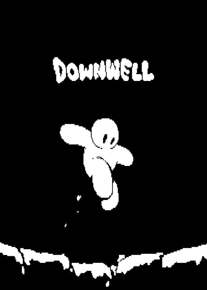 Downwell Game Art