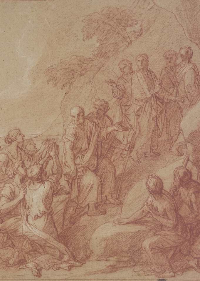 Biblical Scene Drawing