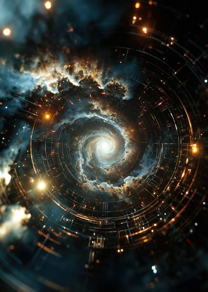 Cosmic Swirl in a Tunnel