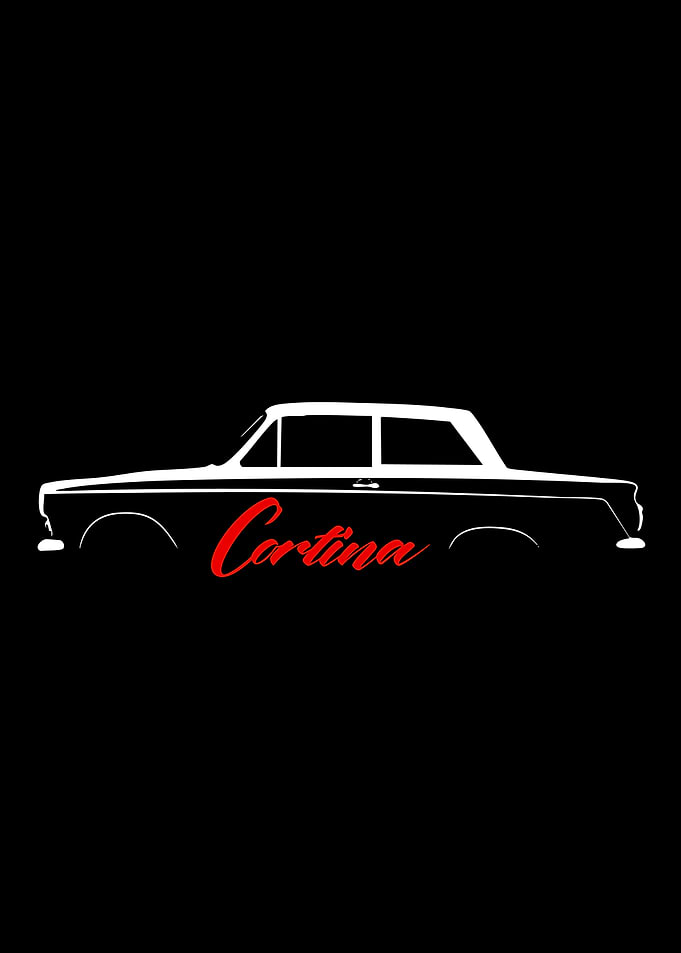 Cortina Car Silhouette