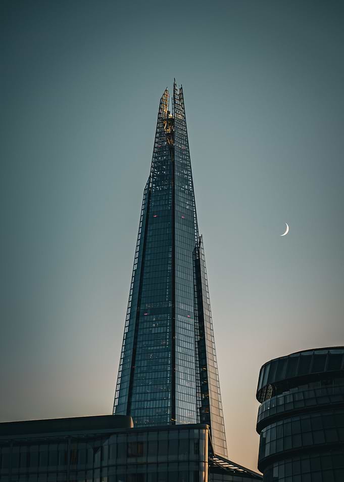 The Shard and Crescent Moon
