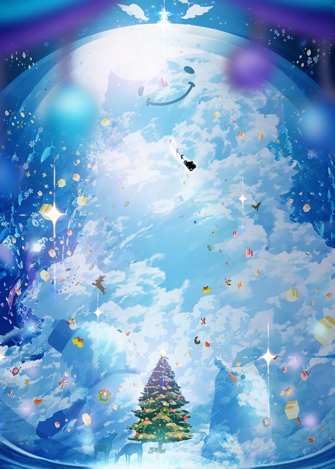 Magical Christmas Snow Globe